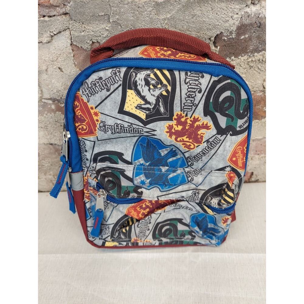 Harry Potter Hogwarts Houses Lunch Box Bag Kids Insulated Cooler School Tote